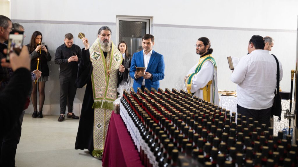 Vinurile pastorale au fost sfinţite la Combinatul de Vinuri „Cricova” 2025.